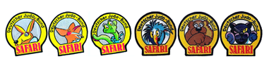 Badges der Judo Safari des DJB